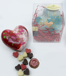 Small Chocolate Heart filled with mini hearts - FPO only